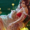 Fairy Cat Love Diamond Painting