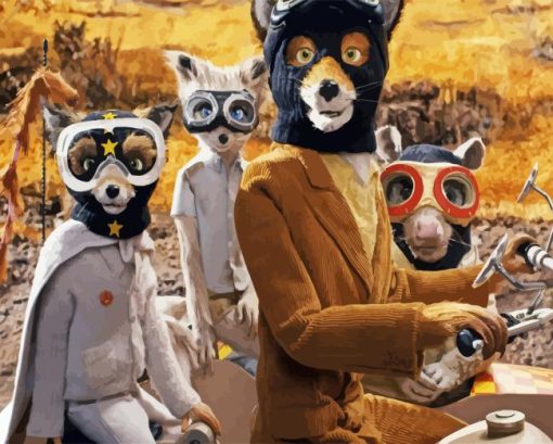 Fantastic Mr Fox Diamond Painting