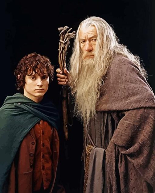 Gandalf And Frodo Diamond Painting