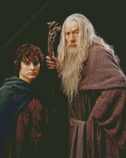 Gandalf And Frodo Diamond Painting