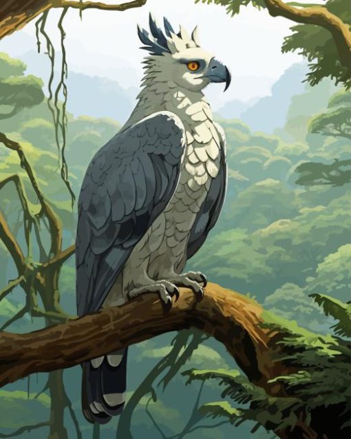 Harpy Eagle Diamond Painting