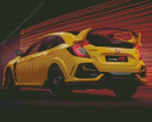 Honda Civic Type R Diamond Painting