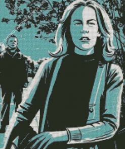 Laurie Strode And Michael Myres Diamond Painting