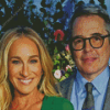 Matthew Broderick And Sarah Jessica Diamond Painting