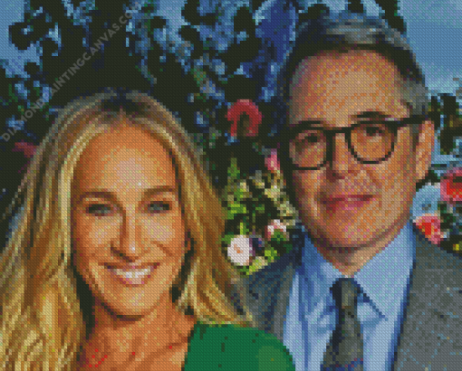 Matthew Broderick And Sarah Jessica Diamond Painting