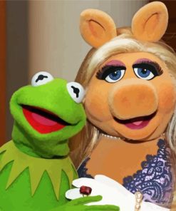 Miss Piggy And Kermit Diamond Painting