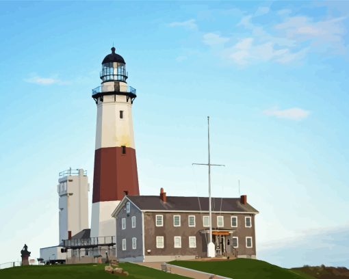 Montauk Point Lighthouse Diamond Painting