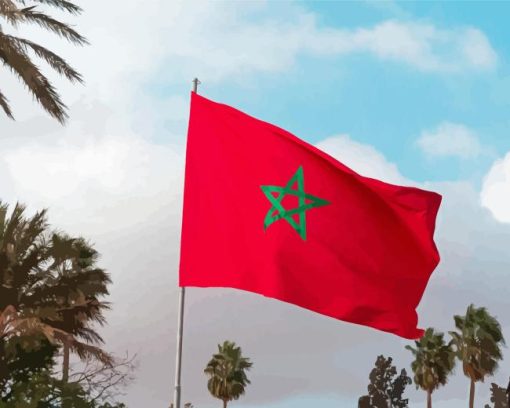 Moroccan Flag Diamond Painting