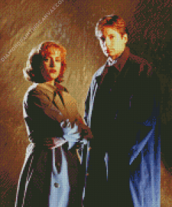 Mulder And Scully Diamond Painting