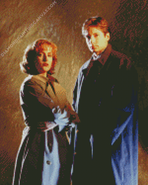 Mulder And Scully Diamond Painting