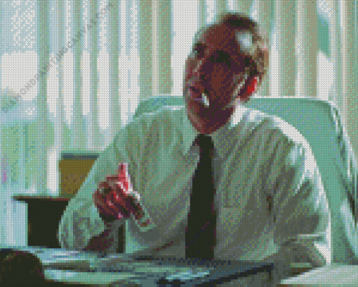 Nicolas Cage In Matchstick Men Diamond Painting