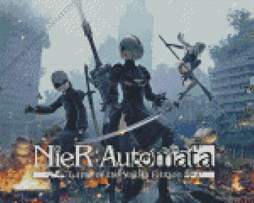 Nier Automata Poster Diamond Painting