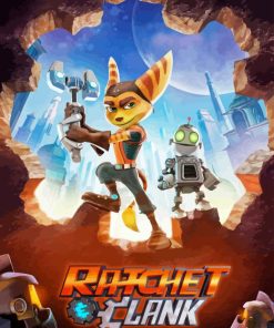 Ratchet Clank Poster Diamond Painting