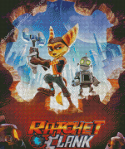 Ratchet Clank Poster Diamond Painting