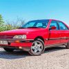 Red Peugeot 405 Diamond Painting