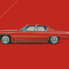 Red Cadillac Fleetwood Diamond Painting