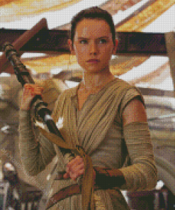 Rey Star Wars Diamond Painting