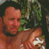 Tom Hanks In Cast Away Diamond Painting