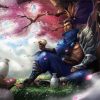 Yasuo Under Cherry Blossom Diamond Painting