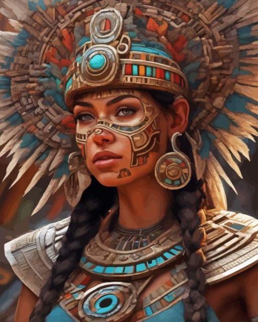 Aztec Princess Diamond Painting